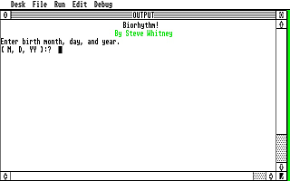 Biorhythms — screenshot 1